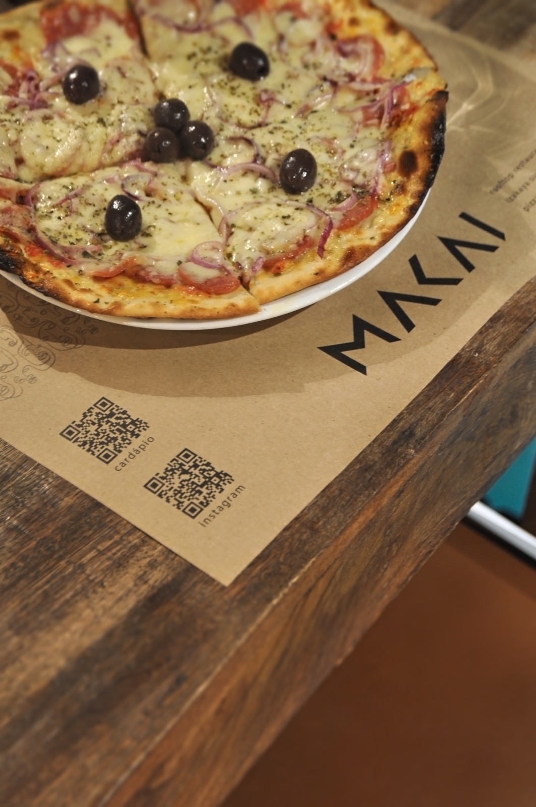 Pizza especial do forno a lenha